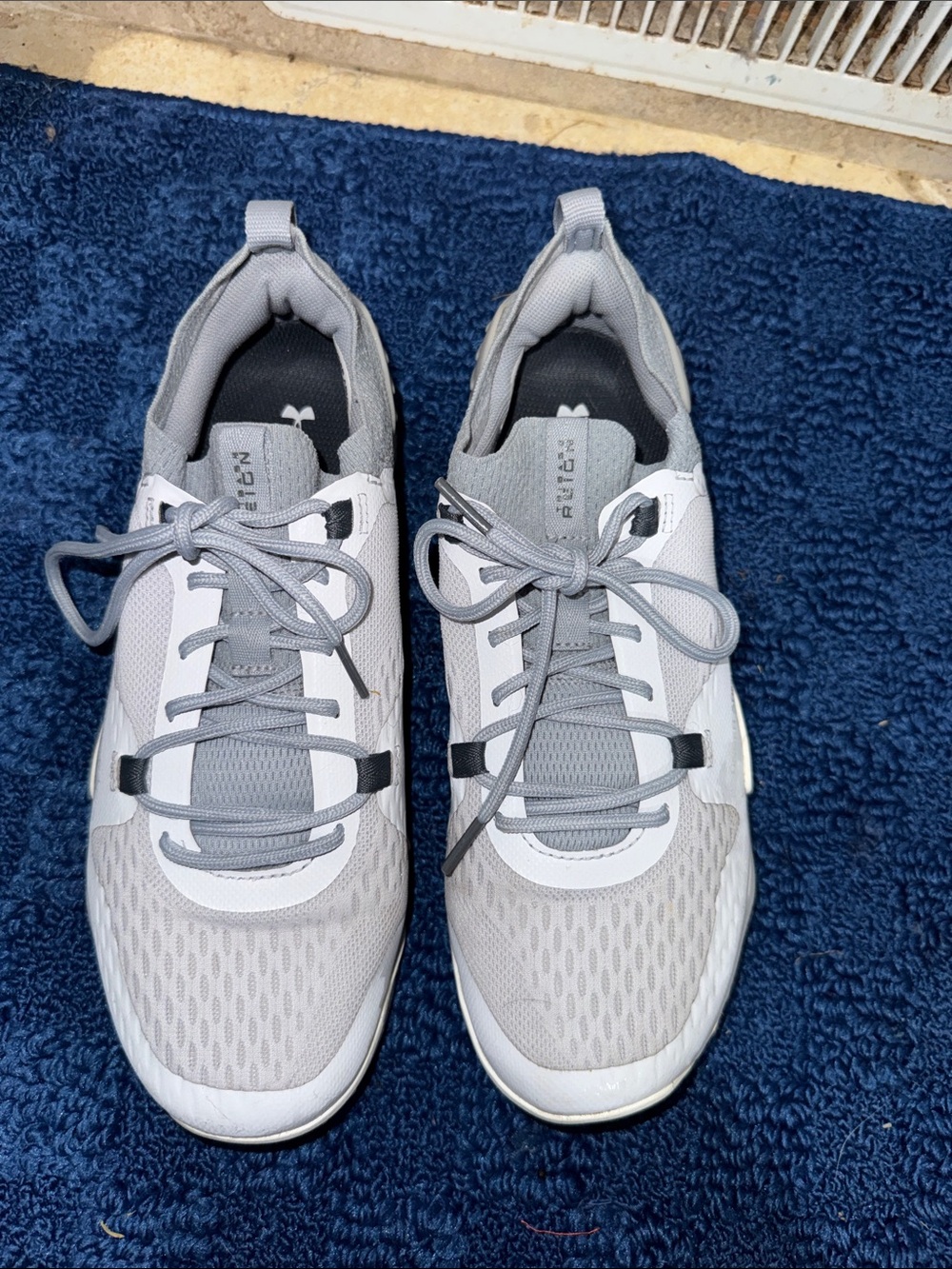 Under Armour Light Grey Men's Athletic Sneakers